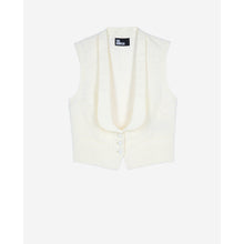 Waistcoat With Lace | Women | Ecru