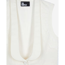 Waistcoat With Lace | Women | Ecru