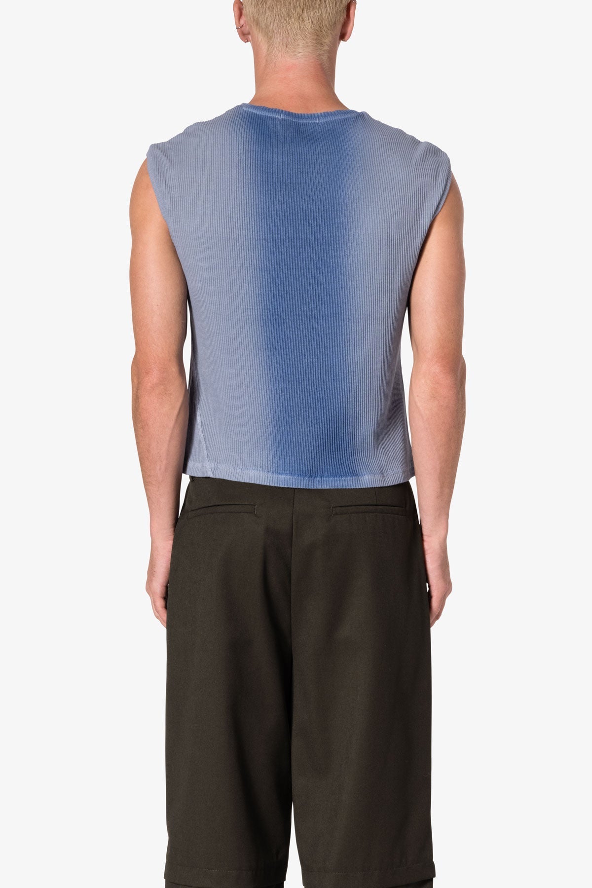 Washed Cropped Tank | Vintage Blue