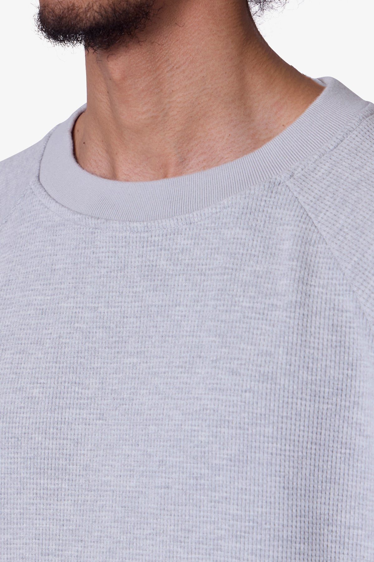 Washed Thermal L x S Tee | Heather Grey