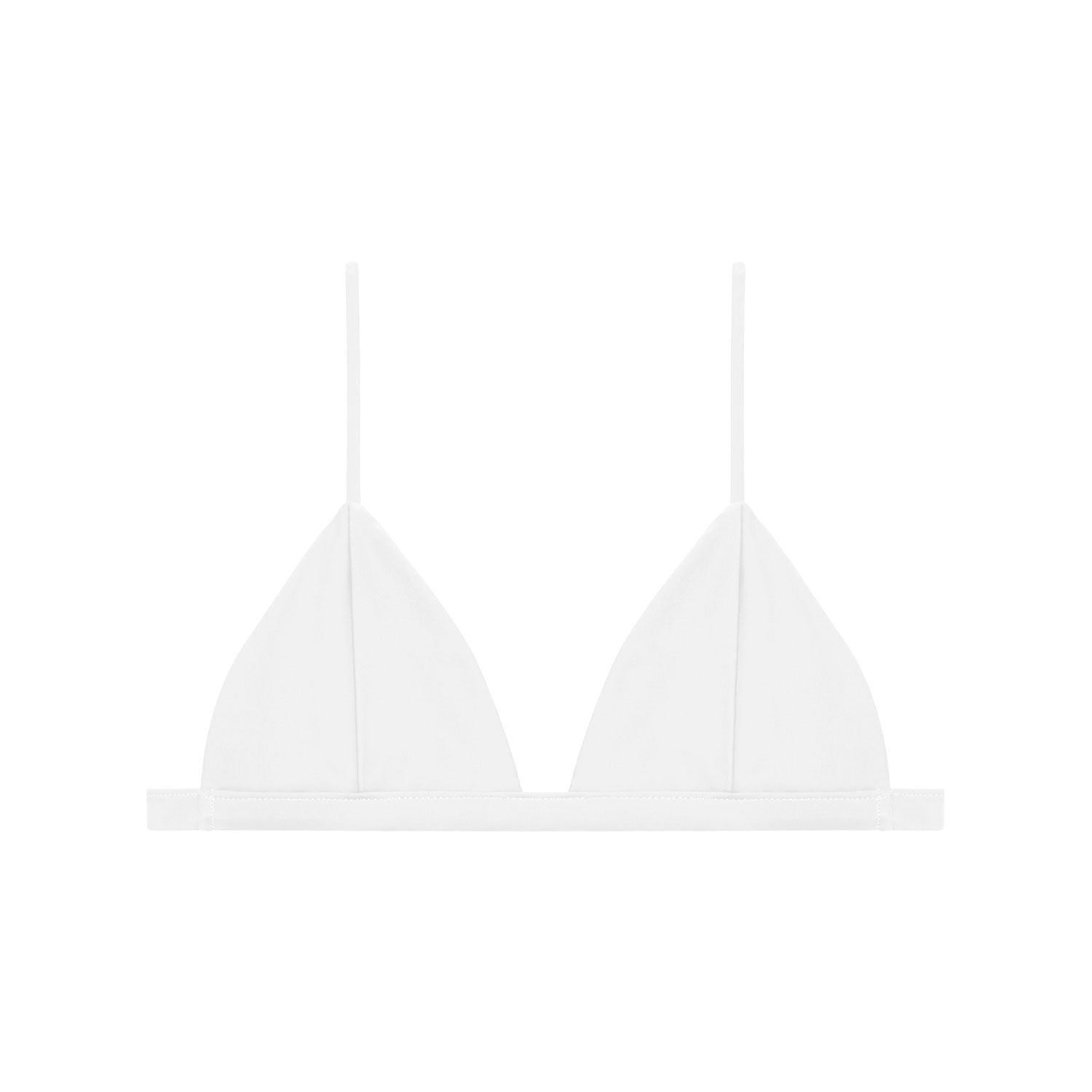 Perfect Match Triangle Top | White Matte