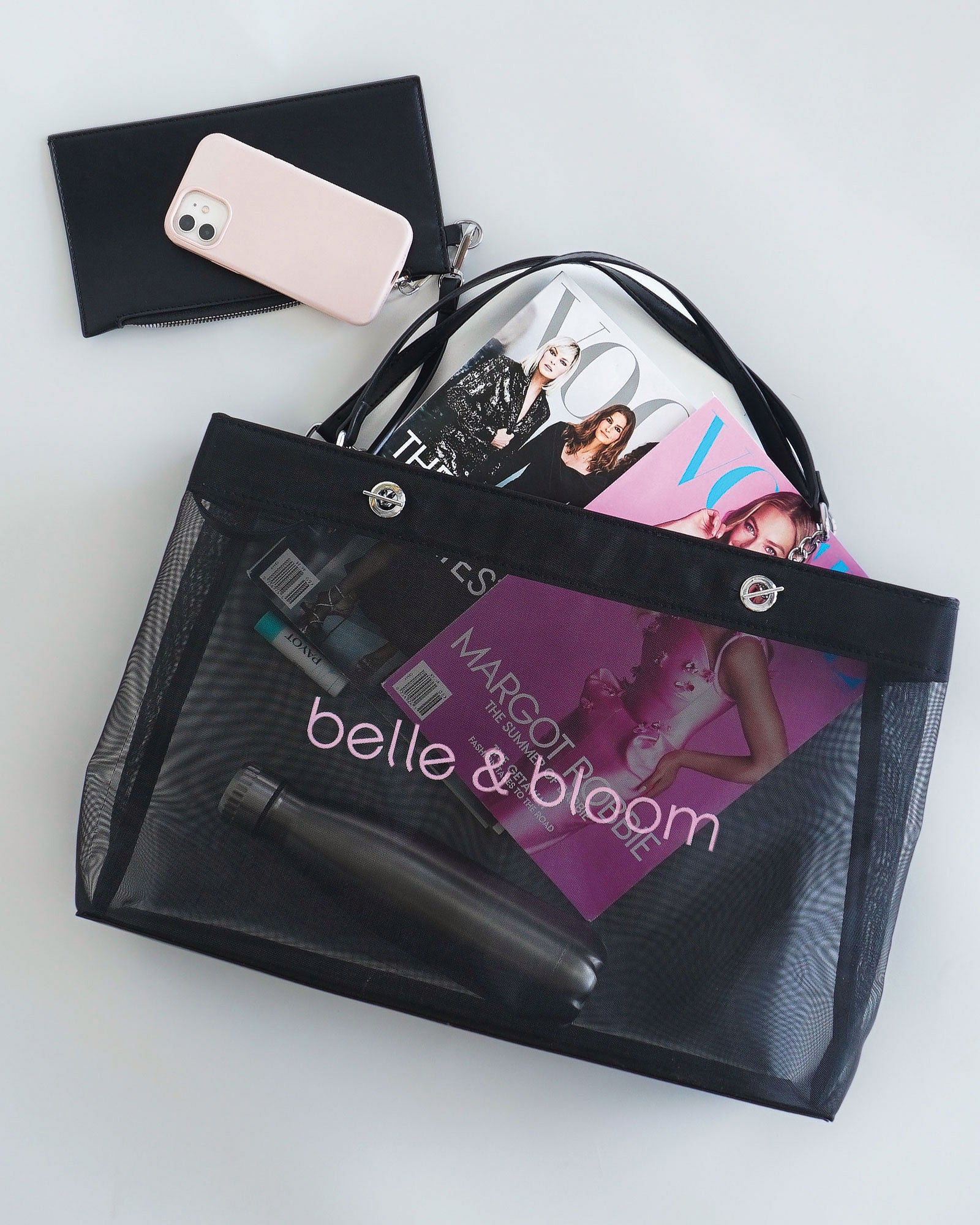 Women | Wild Lover Tote Bag | Black/Pink