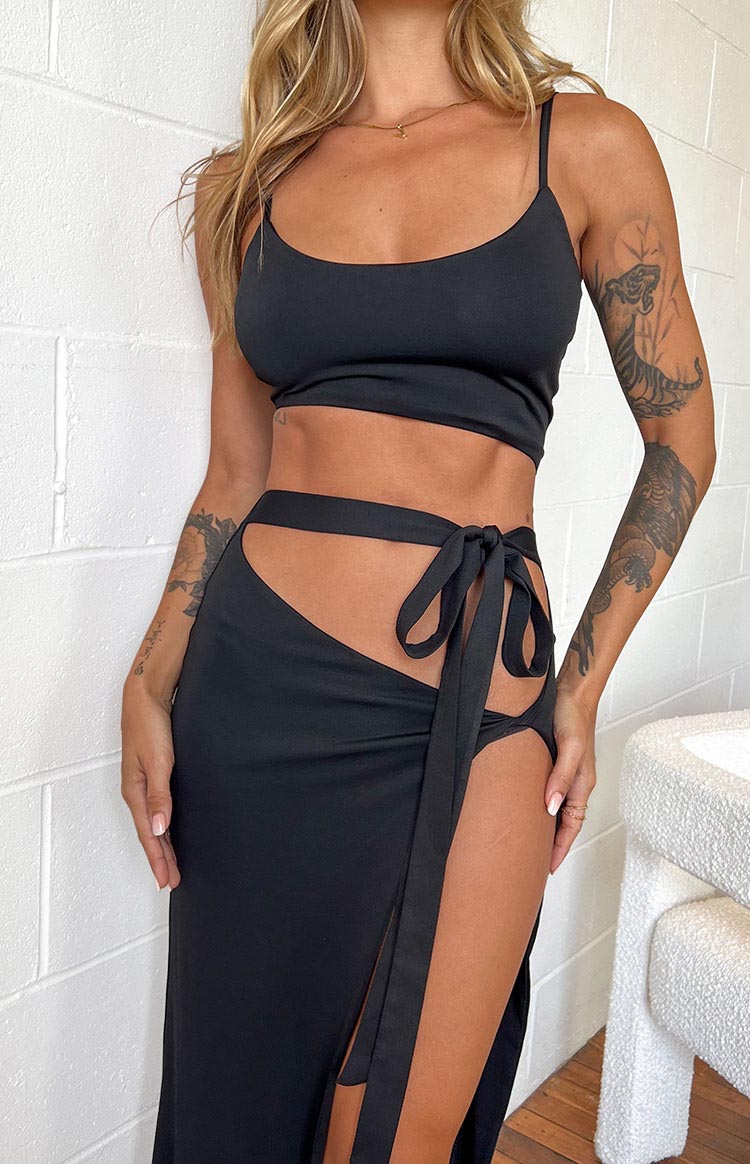 Wild Night Maxi Dress | Black