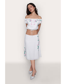 Wildflower Water Lily Top | White