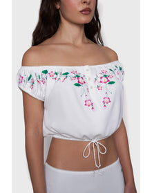 Wildflower Water Lily Top | White