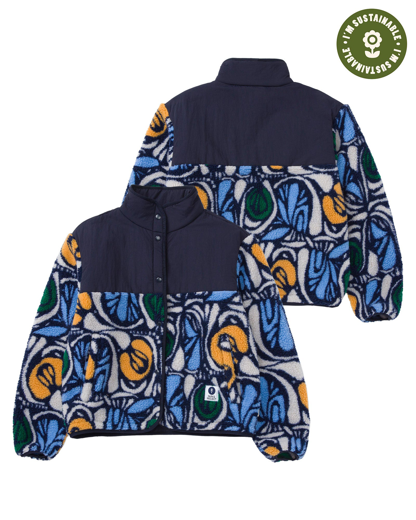 Women's Parks Wonderland High Pile Fleece Jacket | Navy