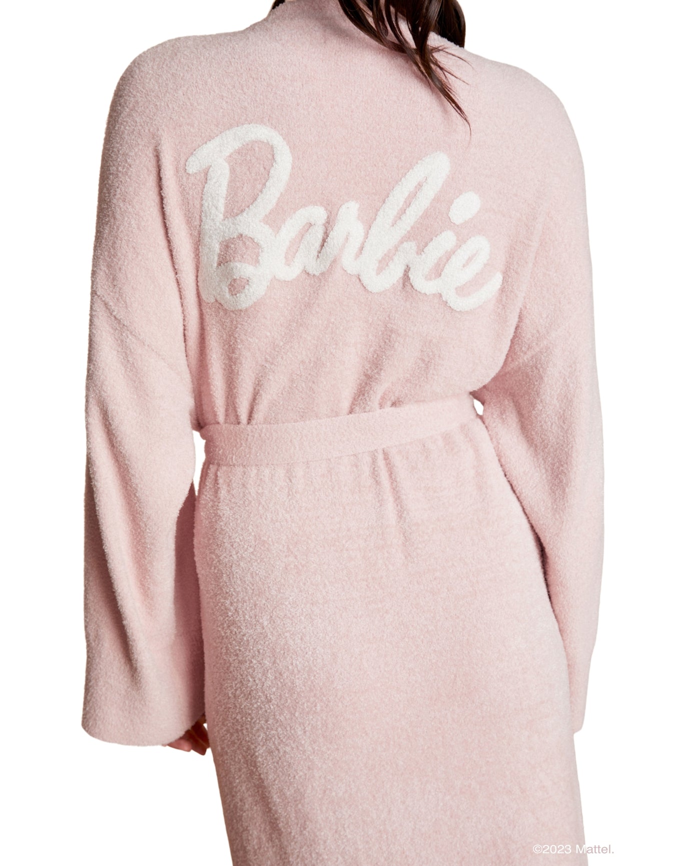 Women | Cozychic Lite Barbie Robe | Dusty Rose-White