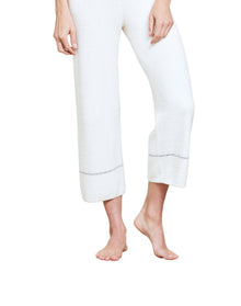 Women | Cozychic Lite Contrast Stitch Cropped Pant | Pearl-Carbon