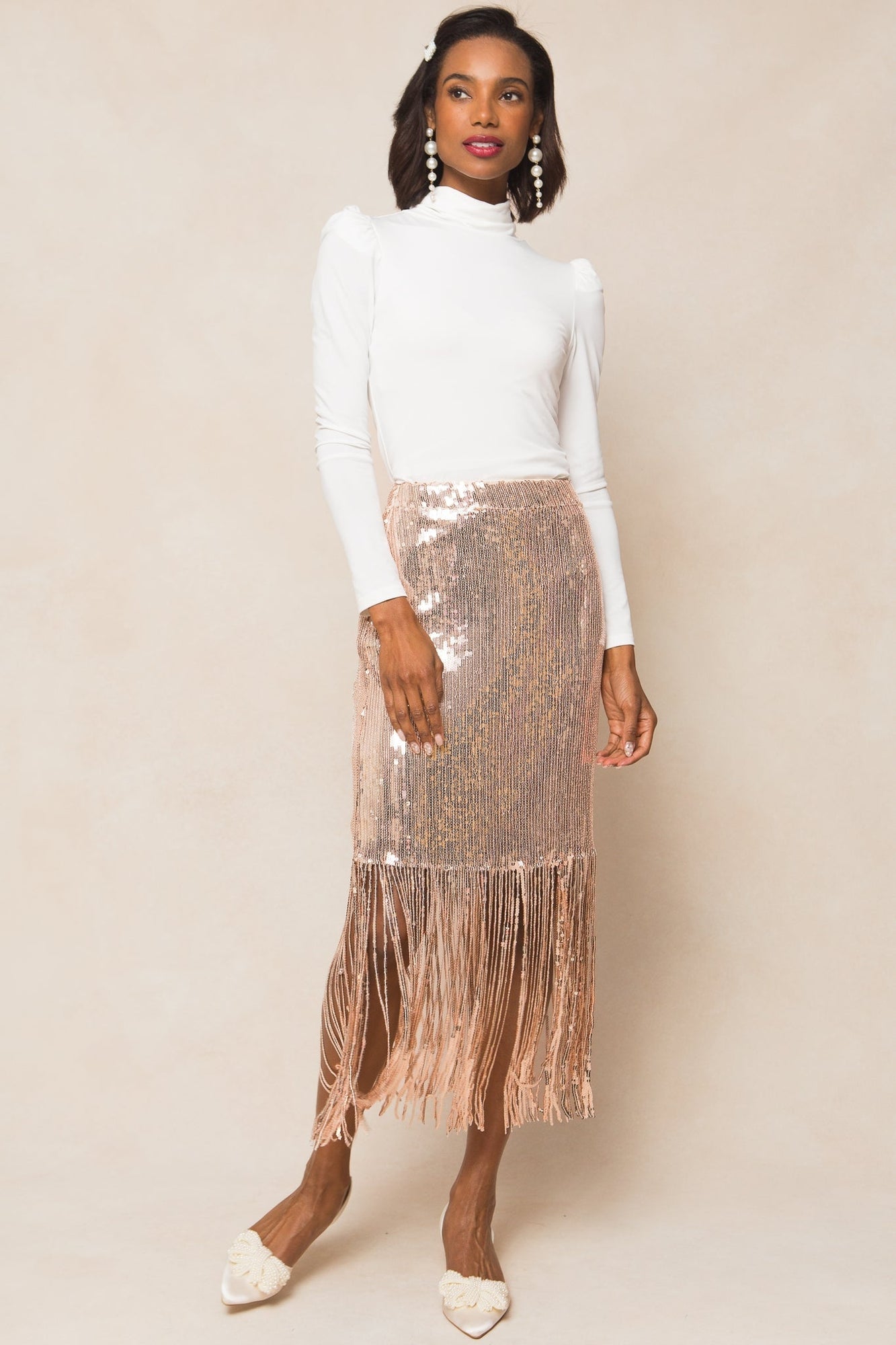 Women | Ethereal Skirt | Gold