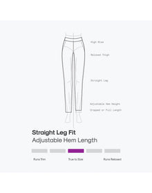 Women | Fusion Straight Leg Pant | Navy