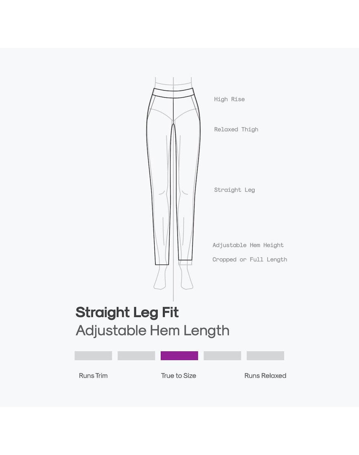 Women | Fusion Straight Leg Pant | Navy
