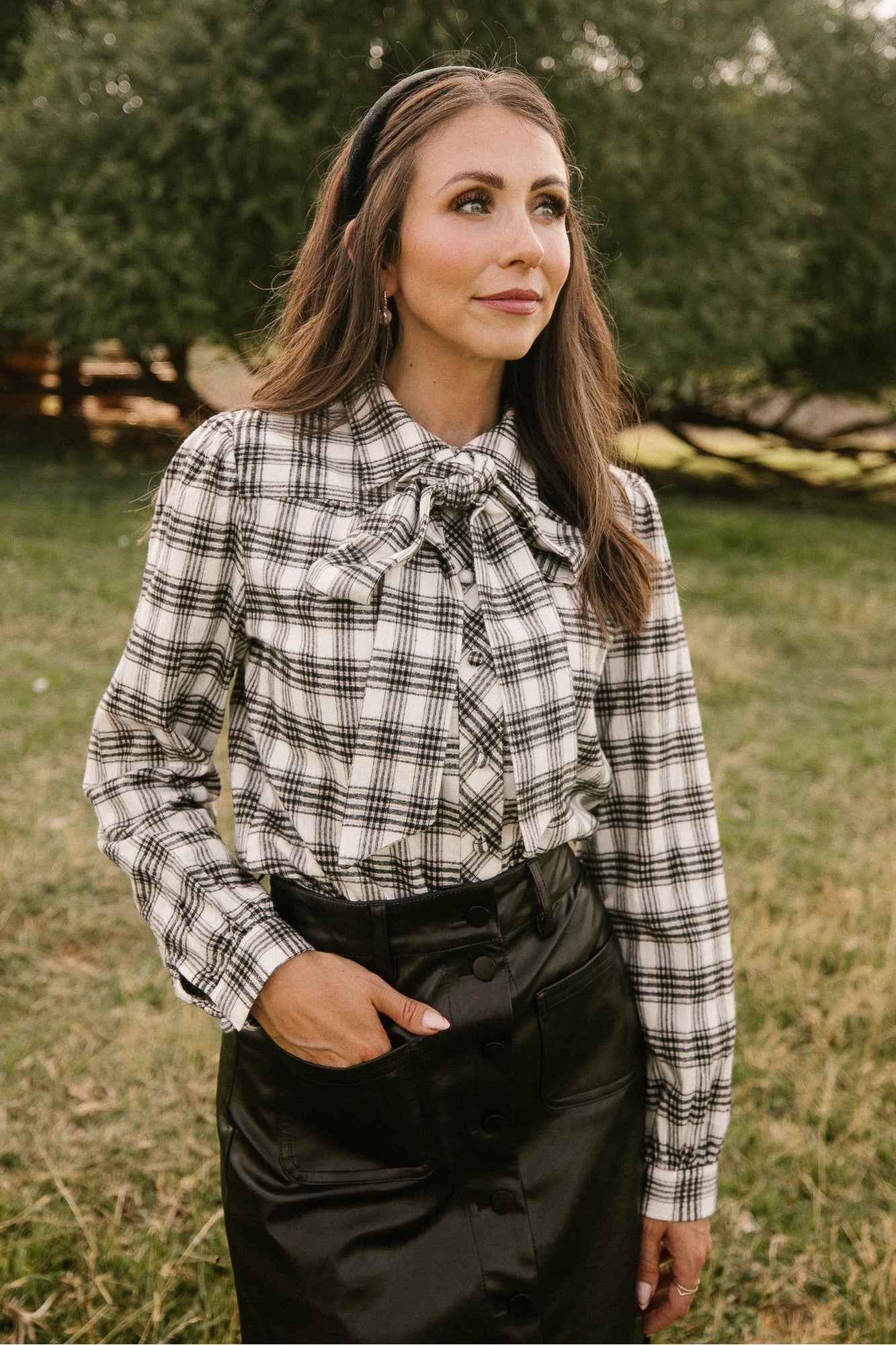 Women | Genevieve Blouse | Multi x Plaid