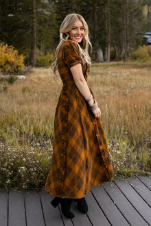 Women | Kimball Dress | Brown x Plaid