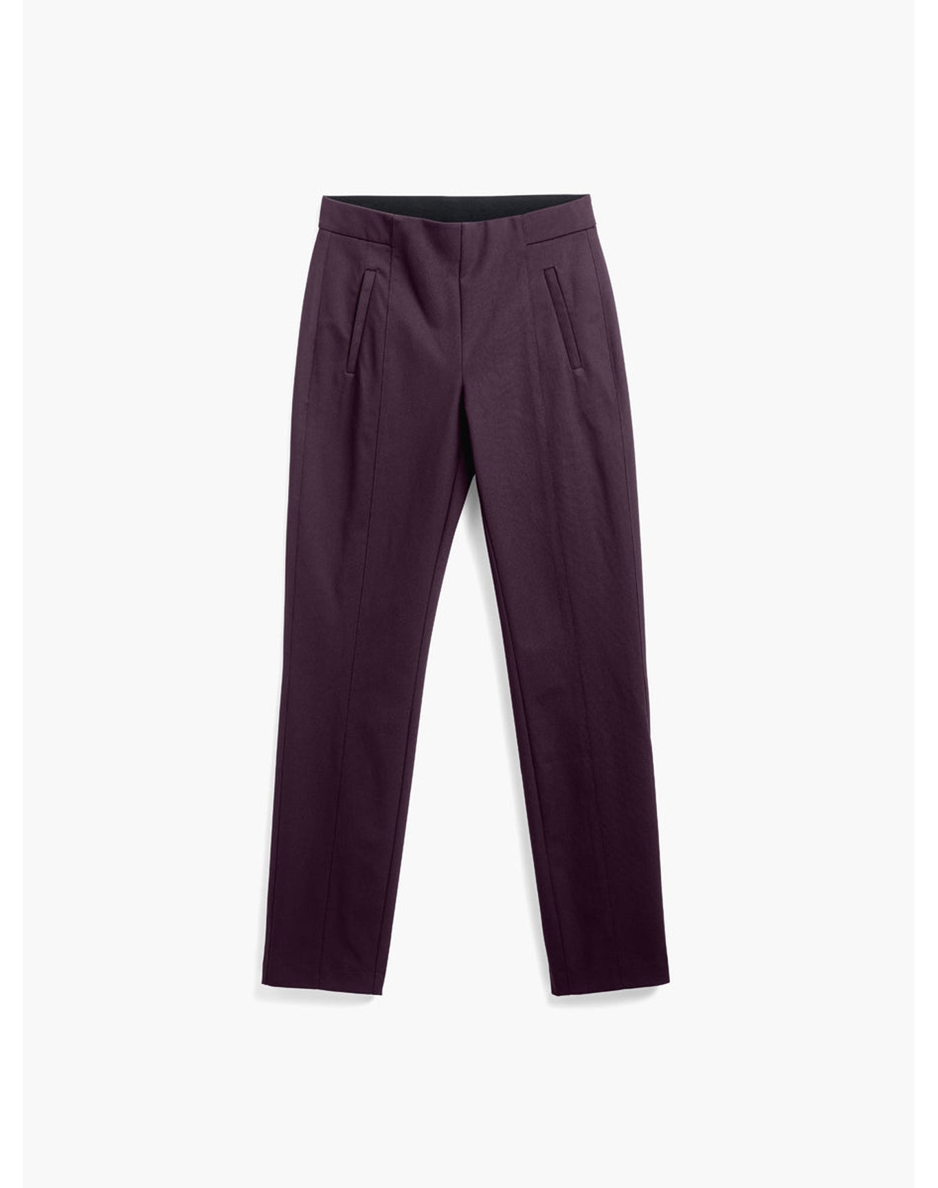 Women | Kinetic Pintuck Pant | Burgundy