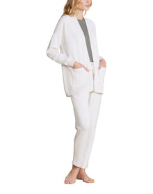 Women | MC Brushed Fleece Sweater Mix Cardigan | Sand Dune