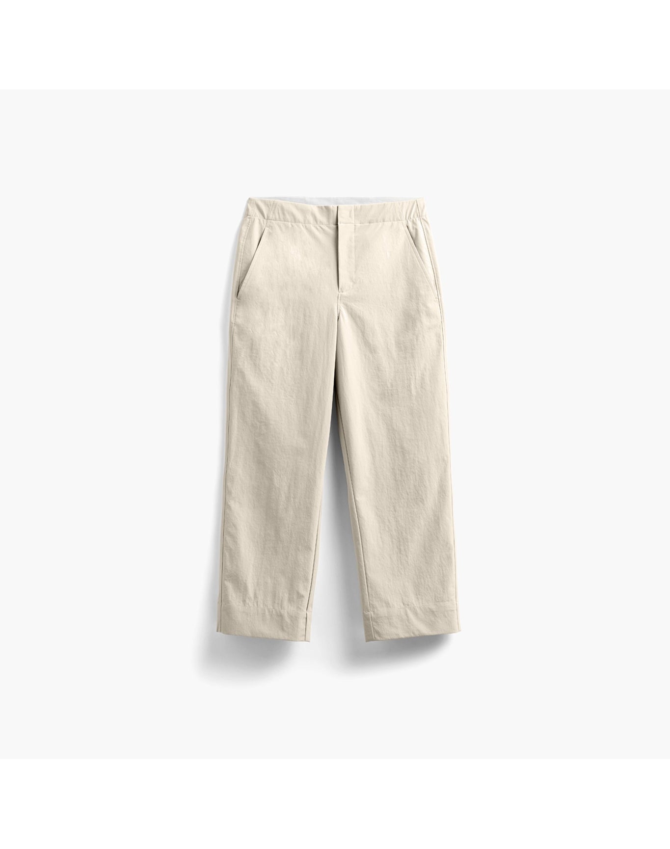 Women | Pace Poplin Cropped Chino | Buff