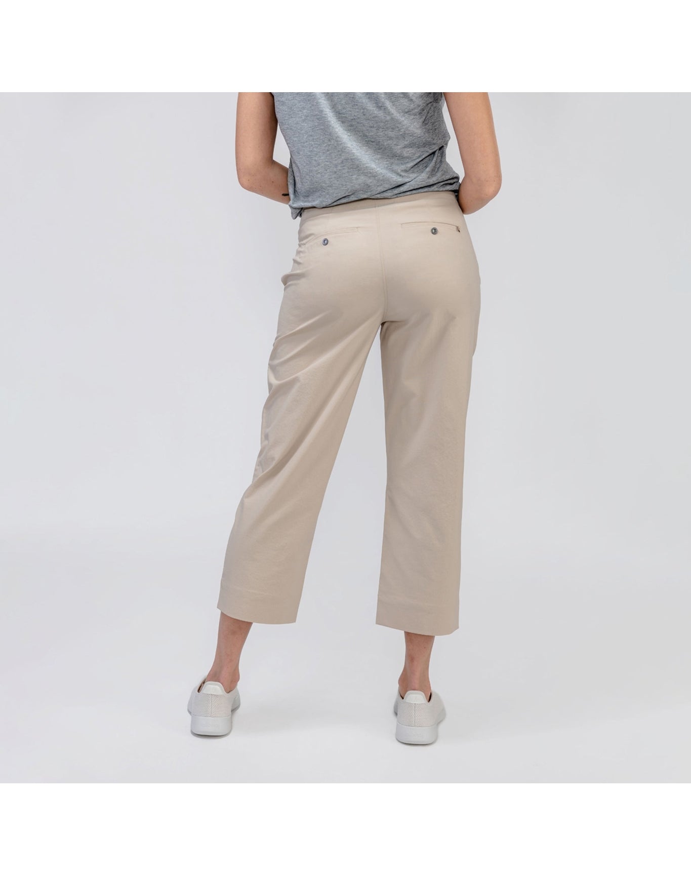 Women | Pace Poplin Cropped Chino | Buff