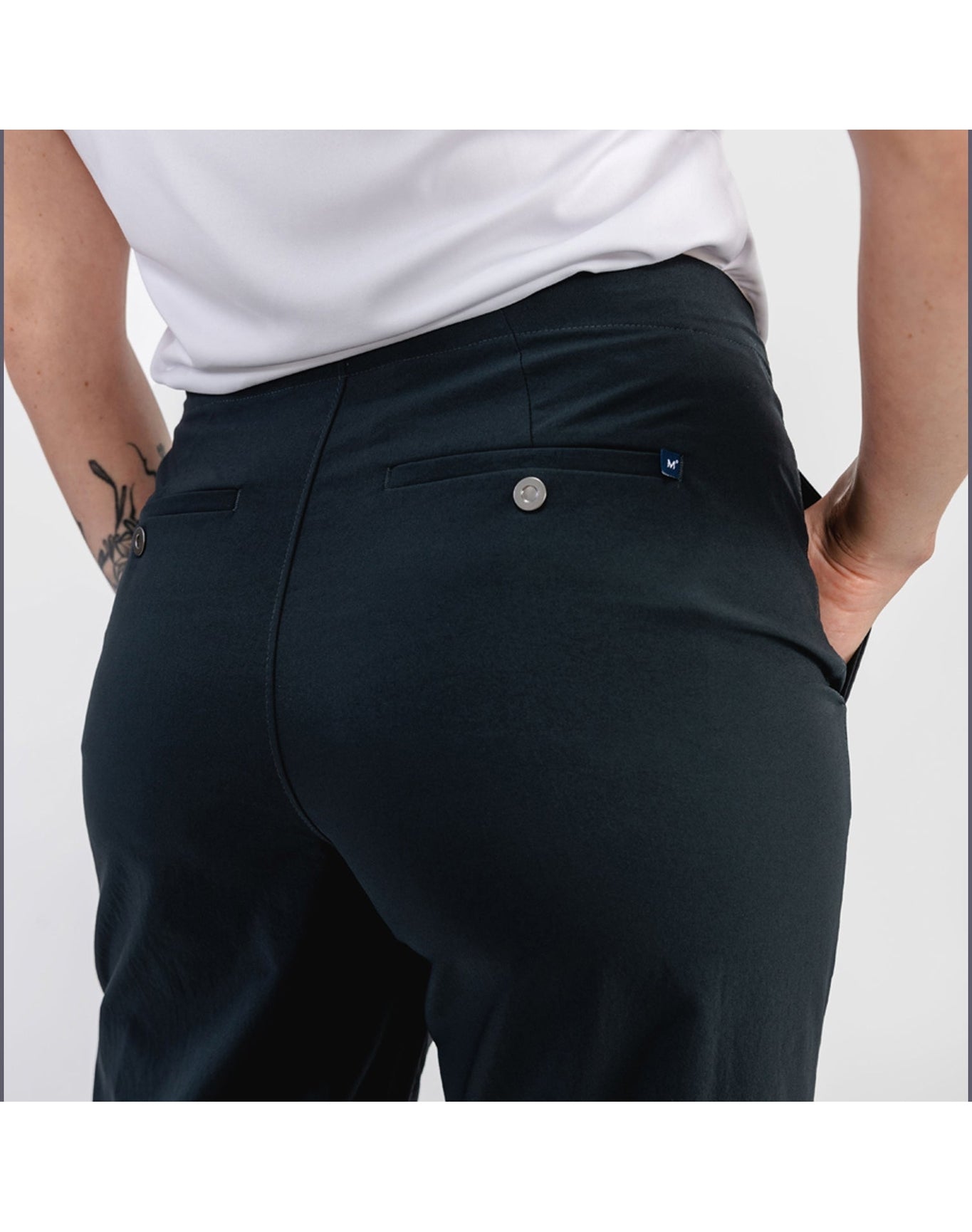 Women | Pace Poplin Cropped Chino | Navy