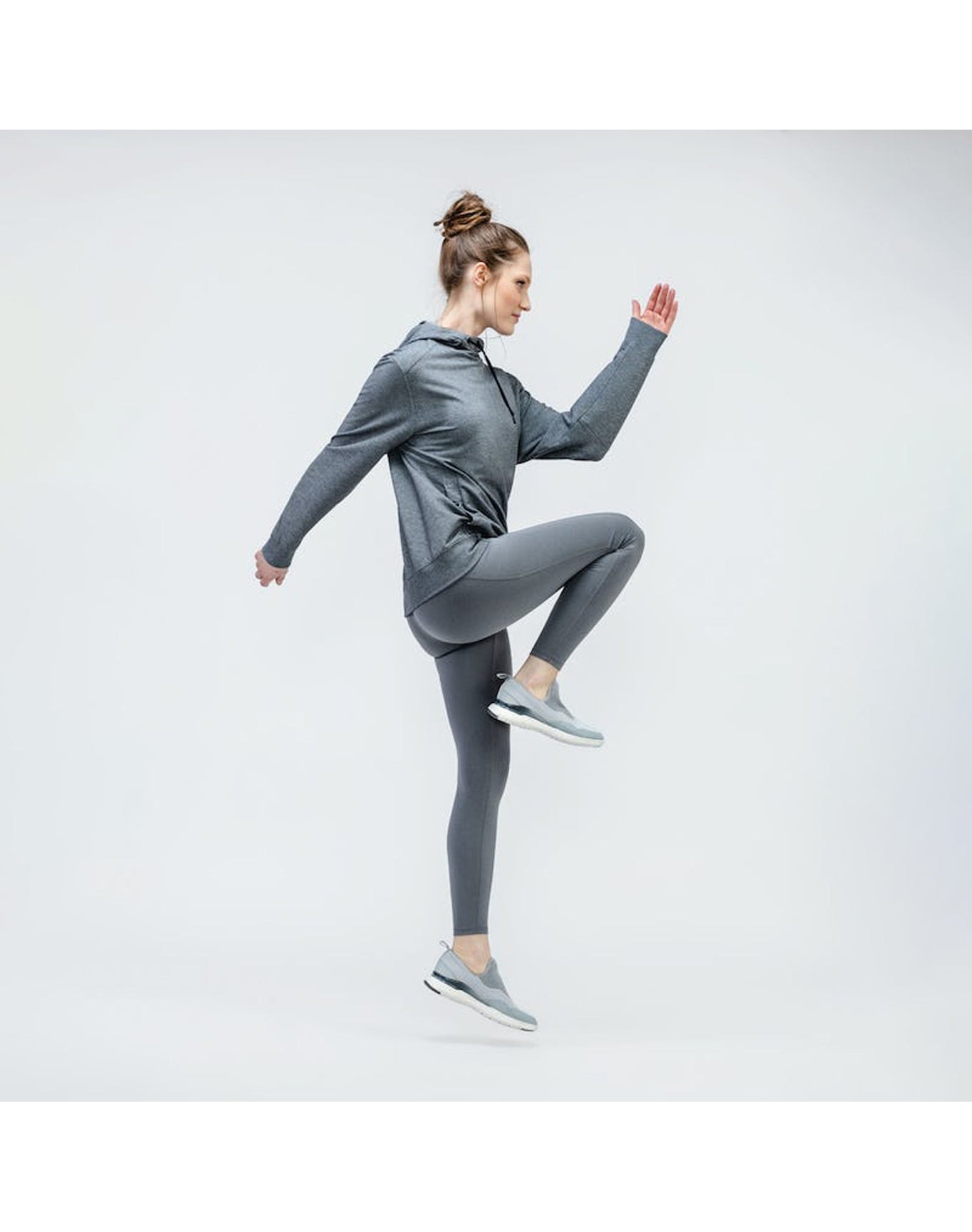 Women | Rockport x Ministry of Supply Total Motion Slip | Eco Grey