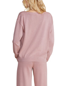 Women | Sunbleached Boatneck Pullover | Teaberry