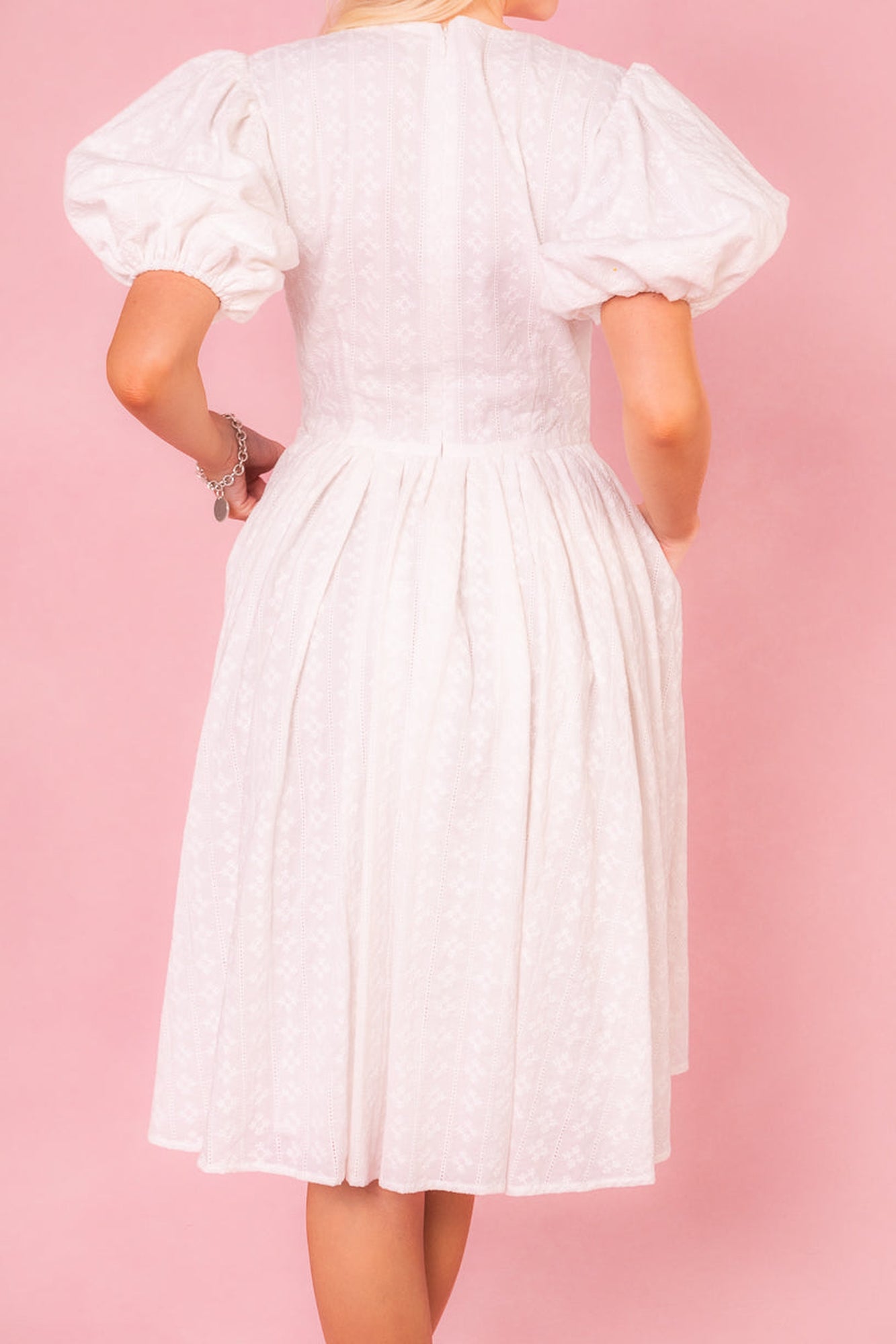 Women | Thea Eyelet Dress | White