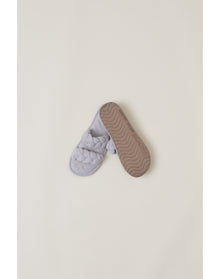 Women | Towelterry Braided Slipper | Fog Gray