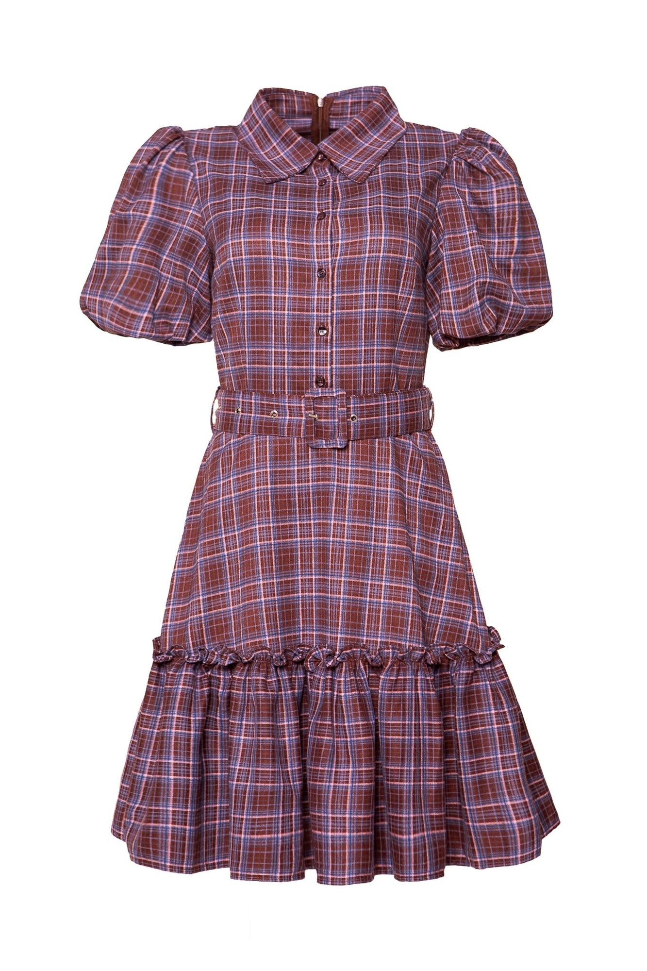 Women | Virginia Dress | Plaid x Multi