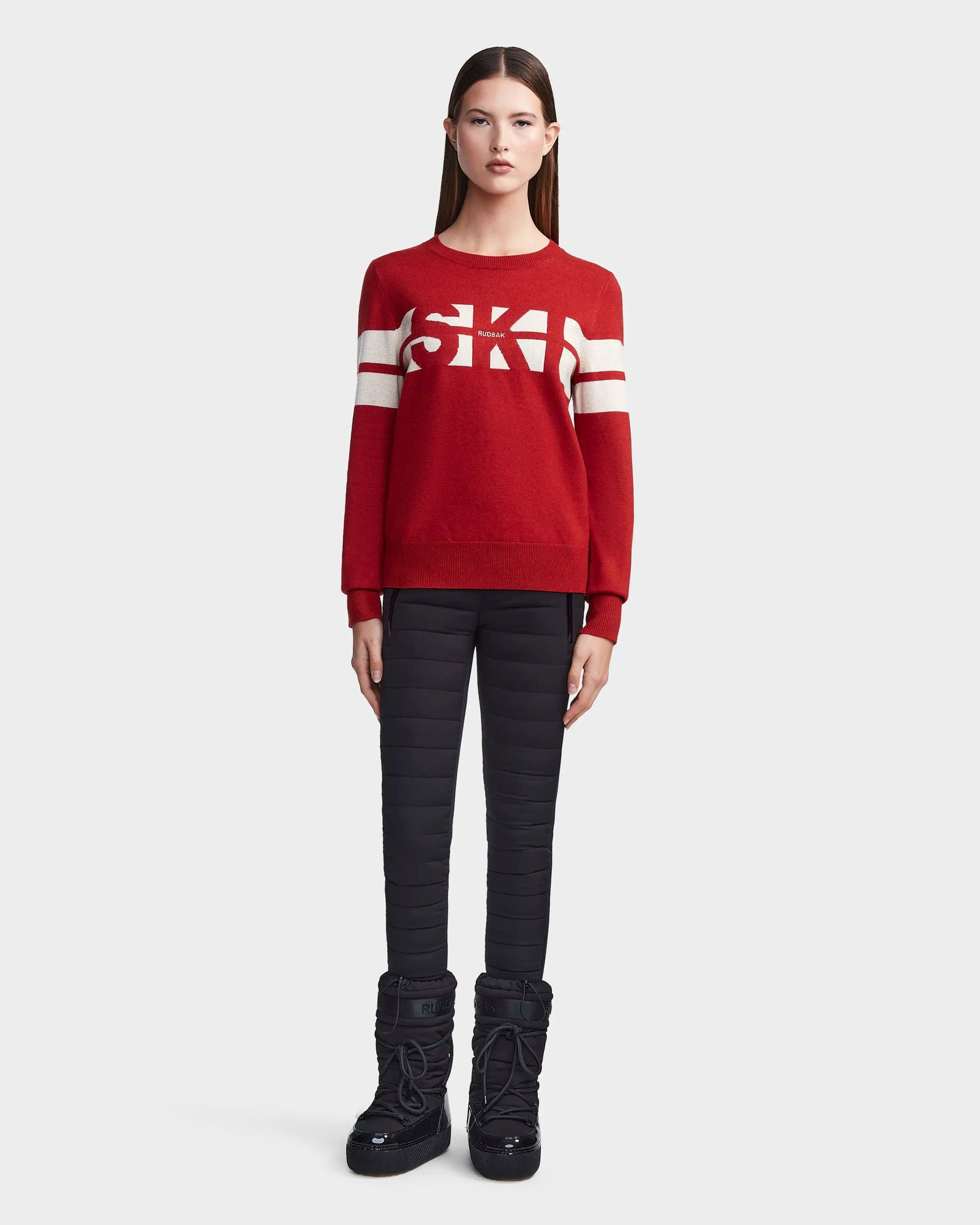 Women | ODESSA Ski Sweater | Orange