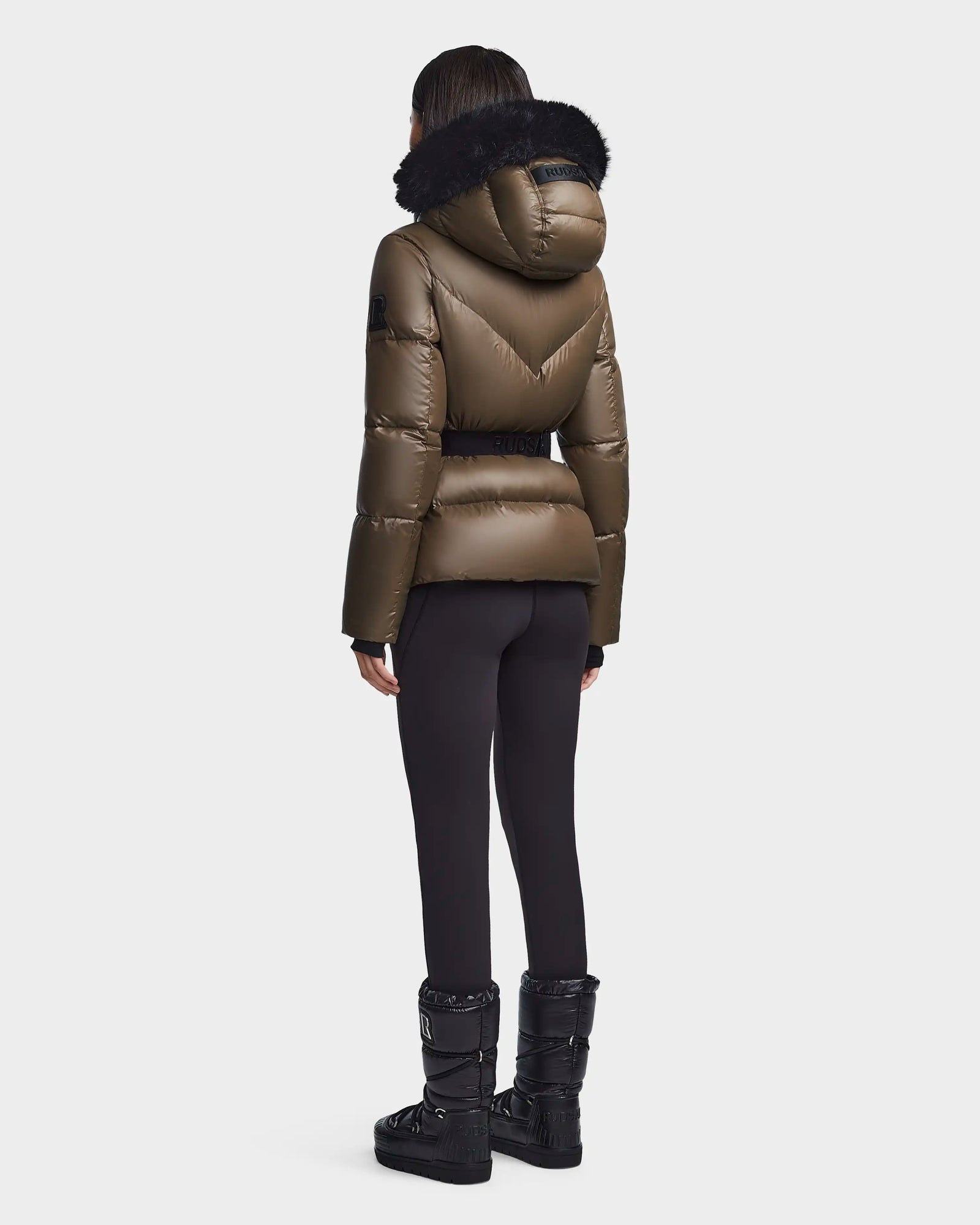 Women | CHRISTELLE S Down Puffer | Light Olive