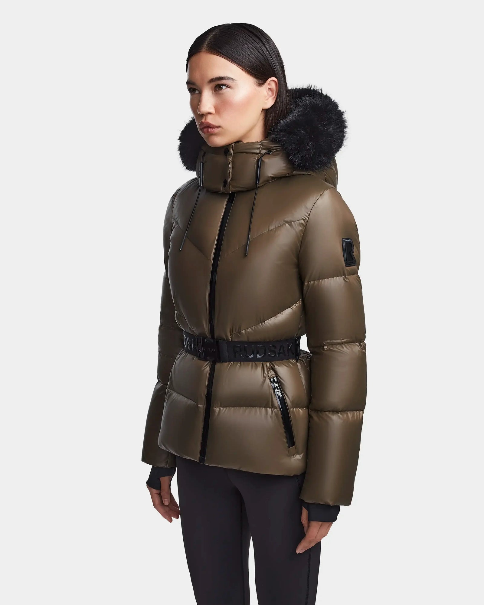 Women | CHRISTELLE S Down Puffer | Light Olive