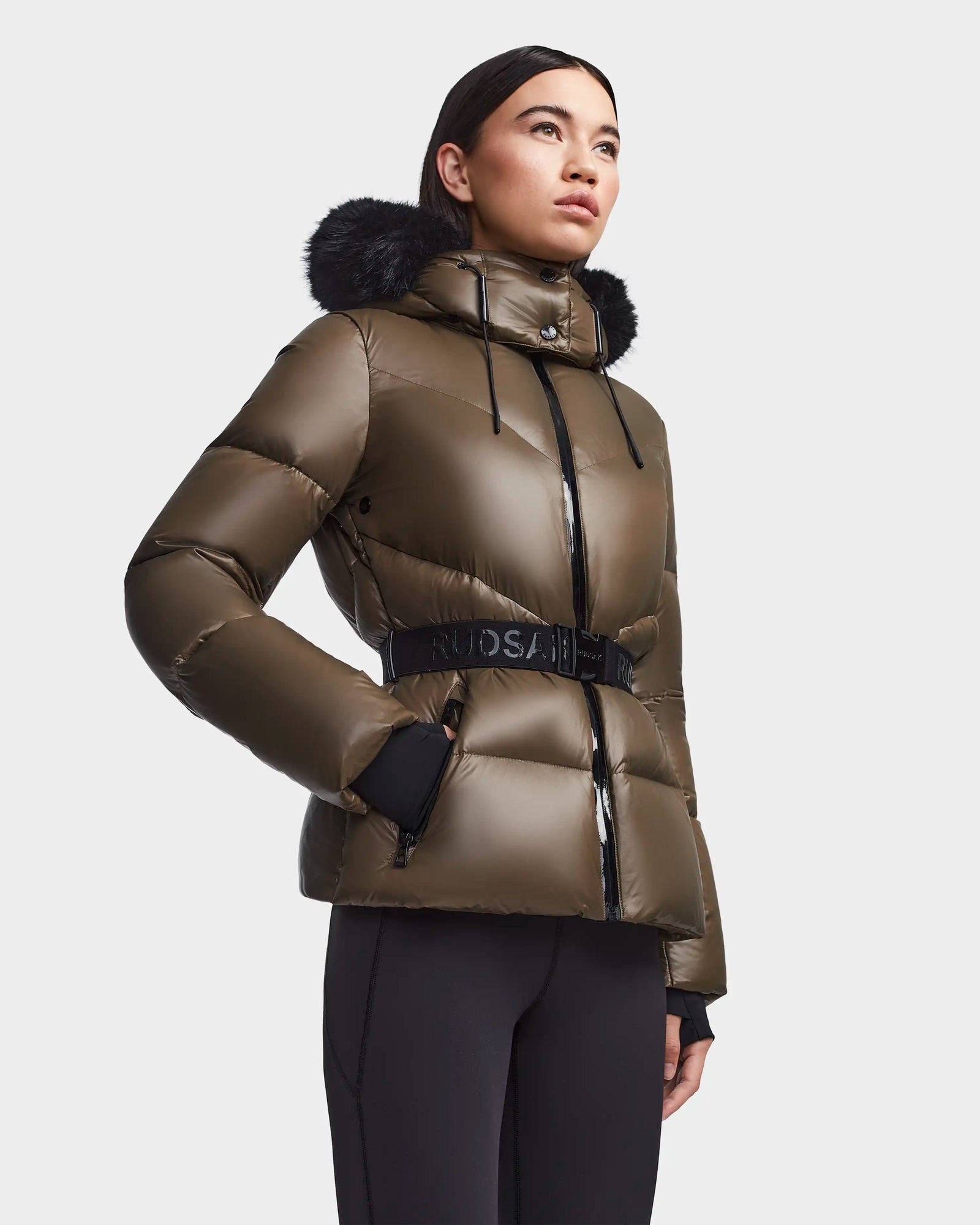 Women | CHRISTELLE S Down Puffer | Light Olive