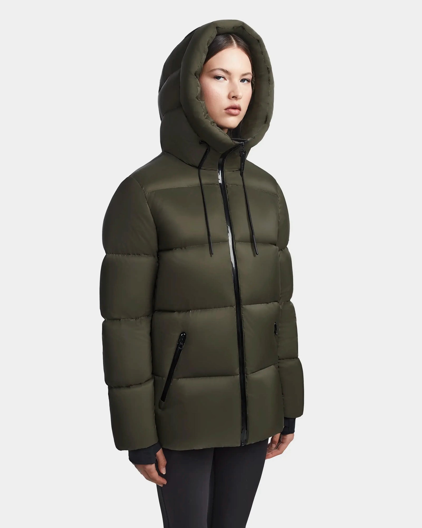Women | RITA M Down Puffer | Light Olive