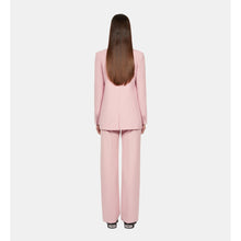 Wool-Blend Suit Jacket | Women | Pastel Pink