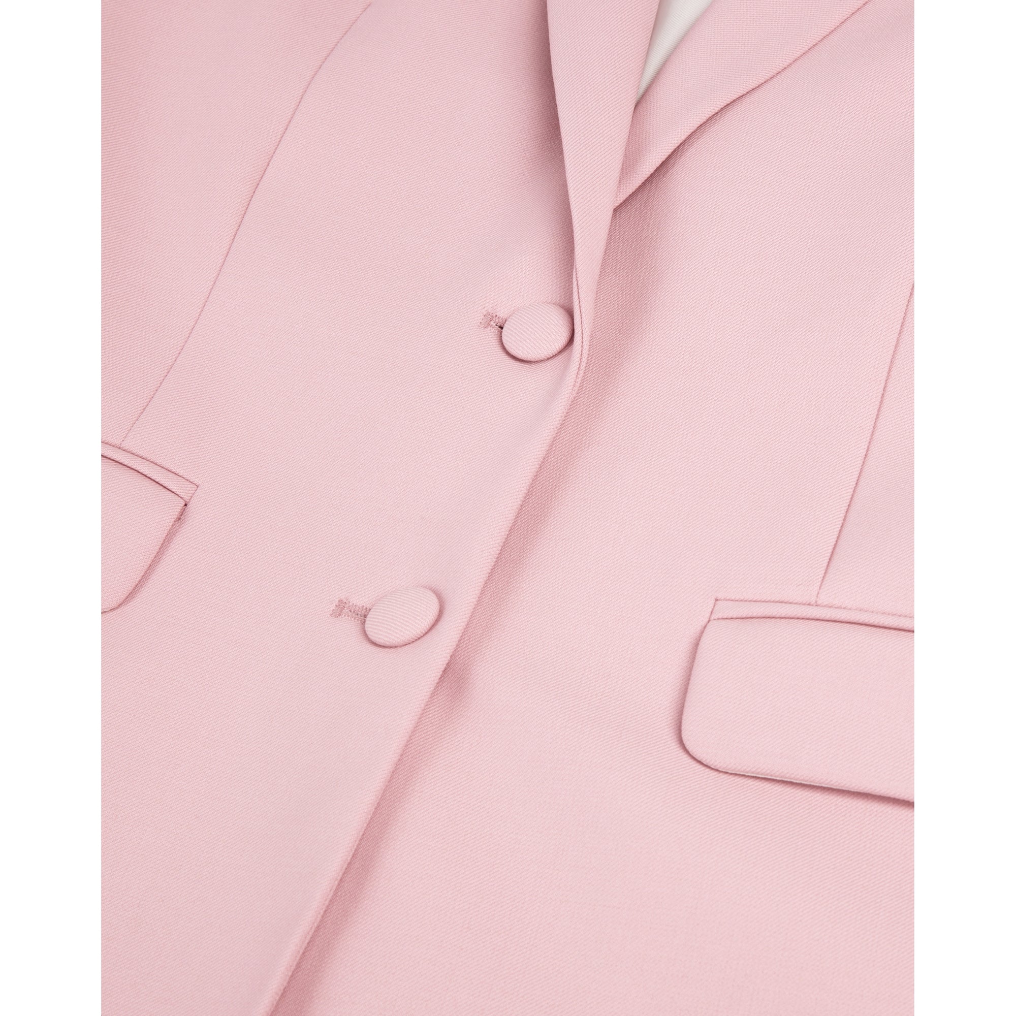 Wool-Blend Suit Jacket | Women | Pastel Pink