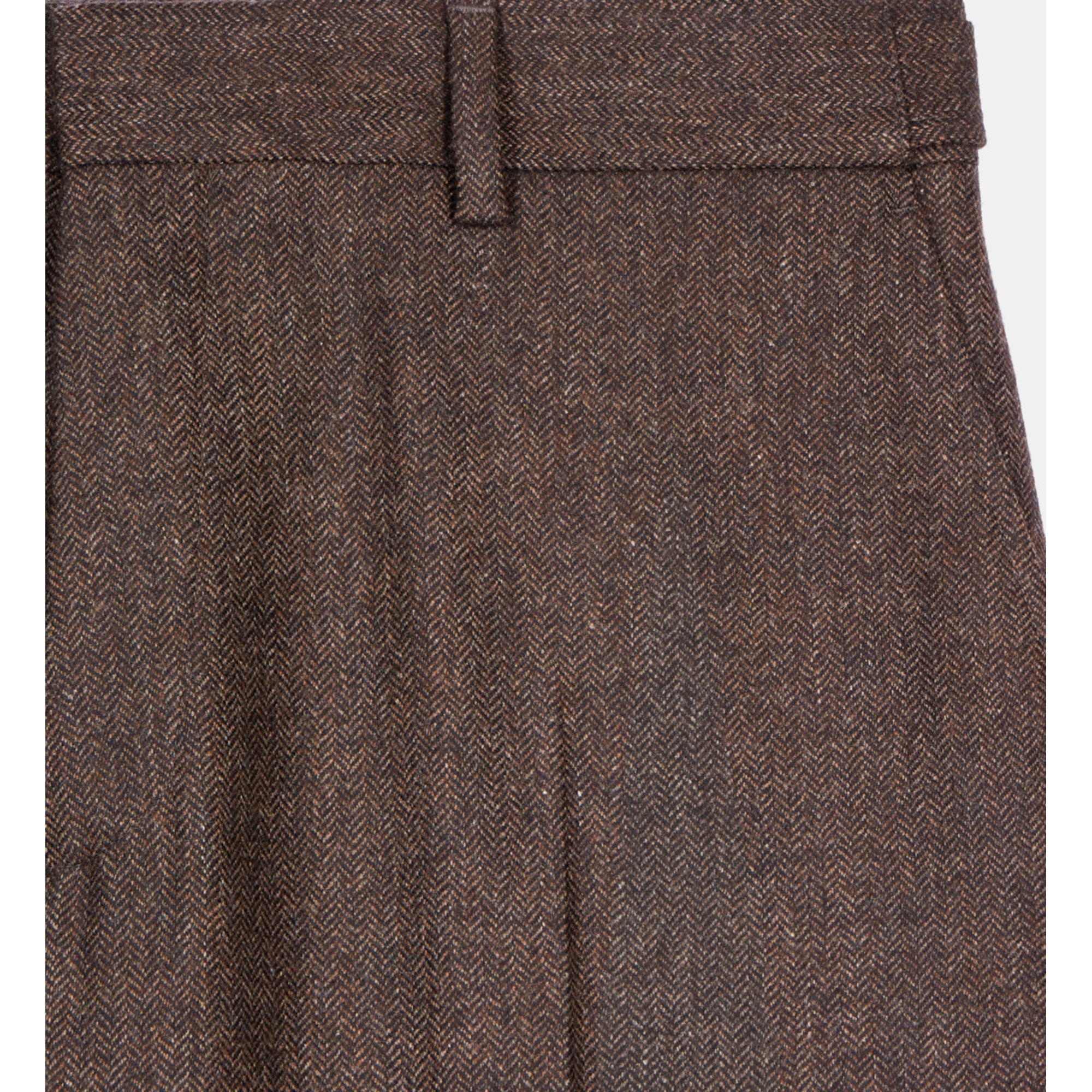 Wool-Blend Suit Trousers | Men | Brown