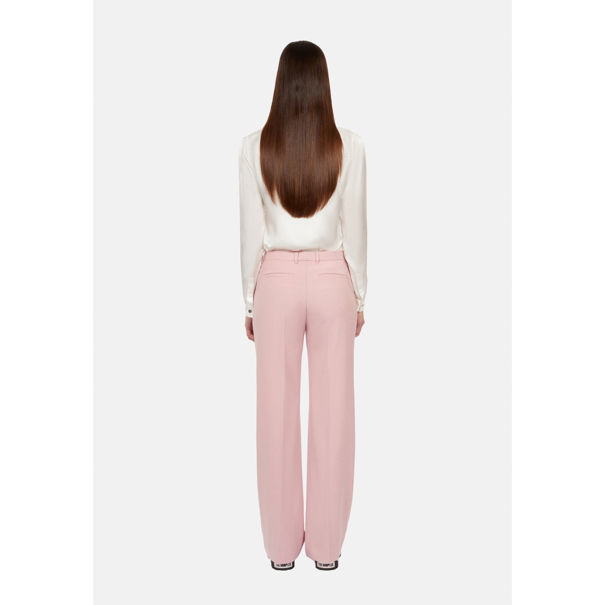 Wool-Blend Suit Trousers | Women | Pastel Pink