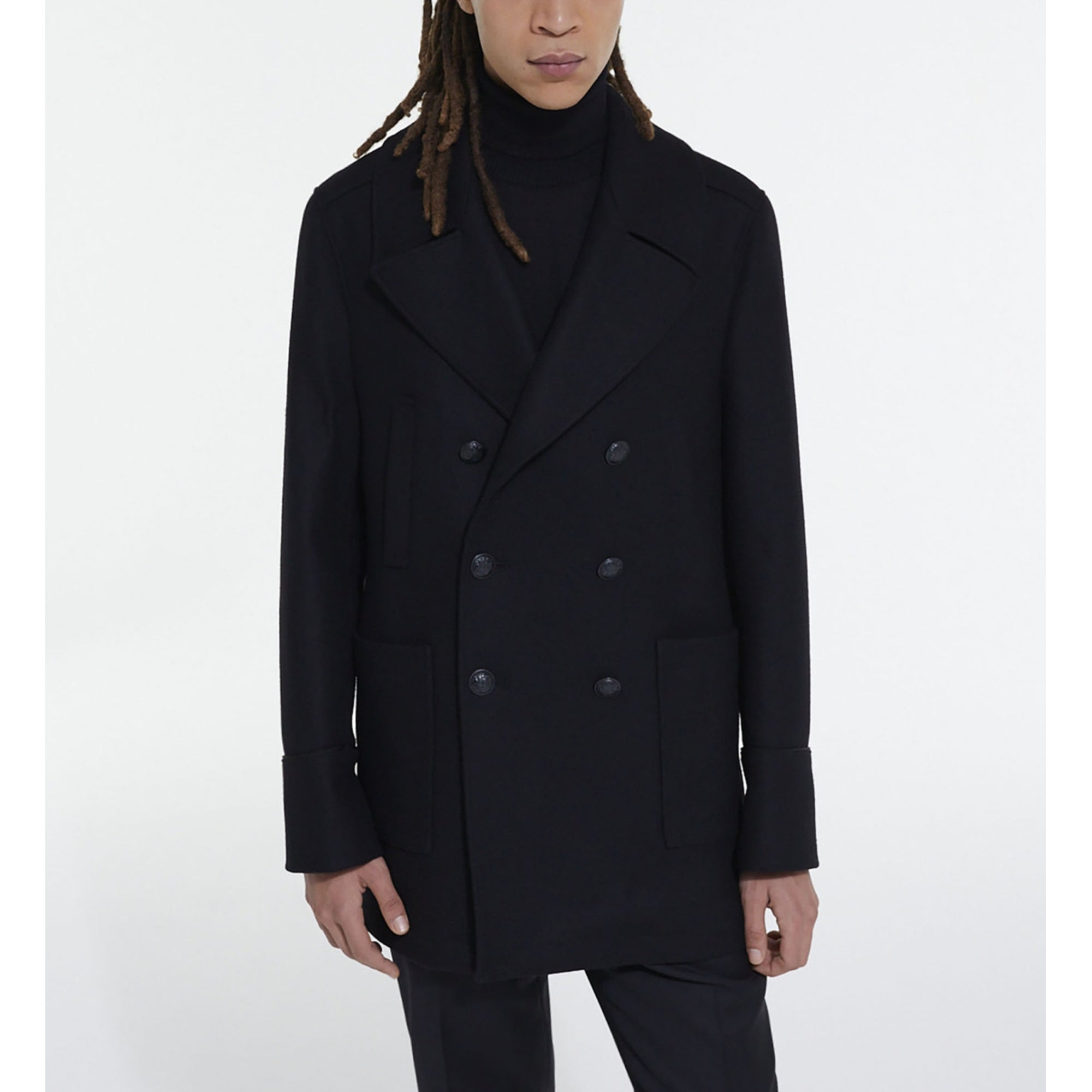 Wool Coat | Men | Black