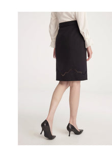 Wool Skirt | Black