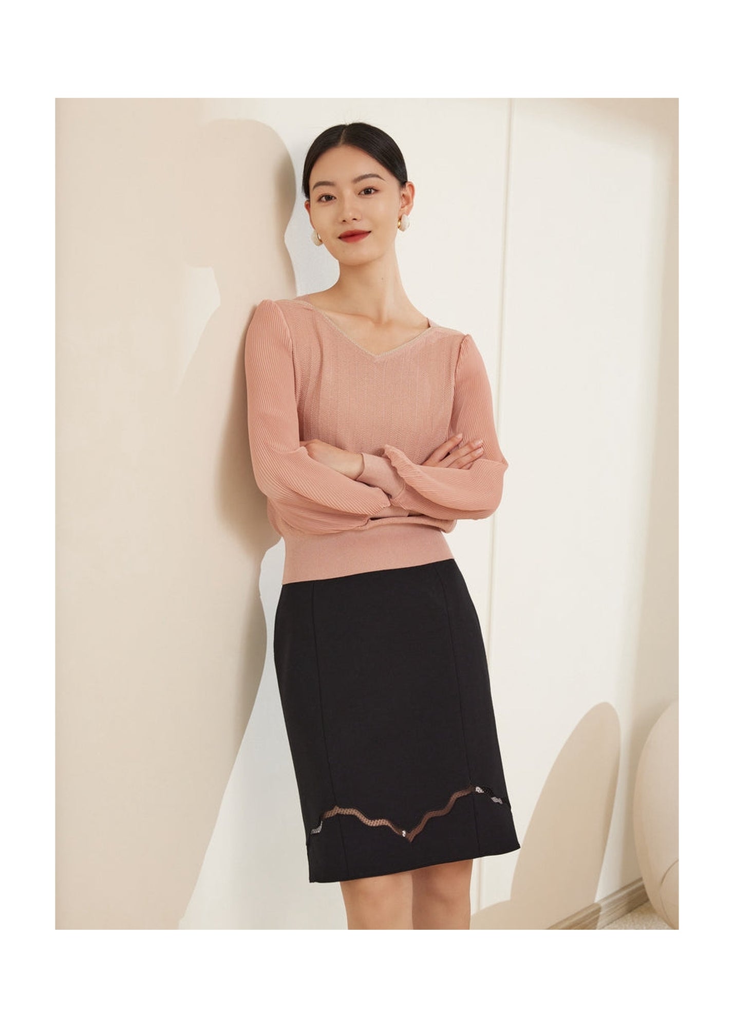 Wool Skirt | Black