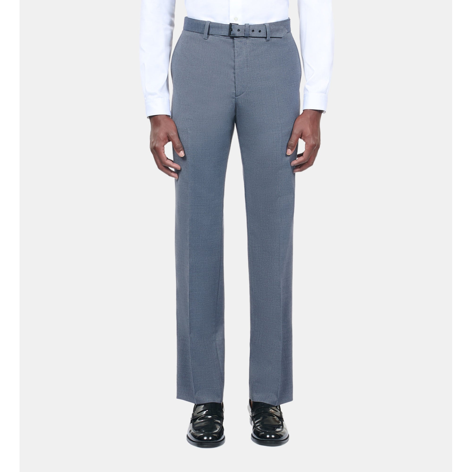 Wool Suit Trousers | Men | Blue