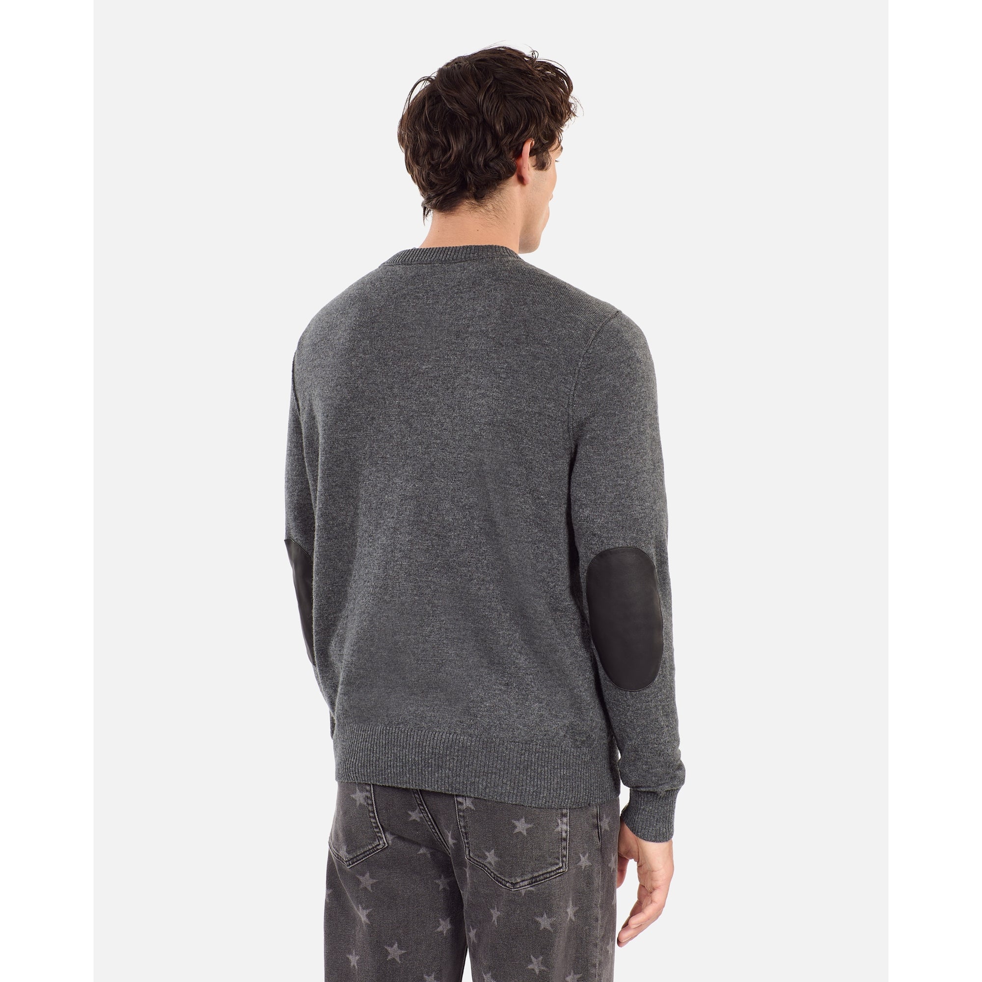 Wool Sweater | Men | Middle Grey Mel