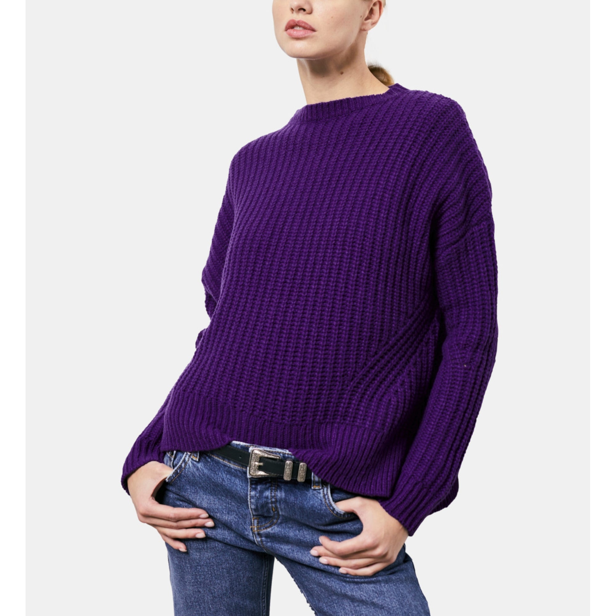 Wool Sweater | Women | Purple