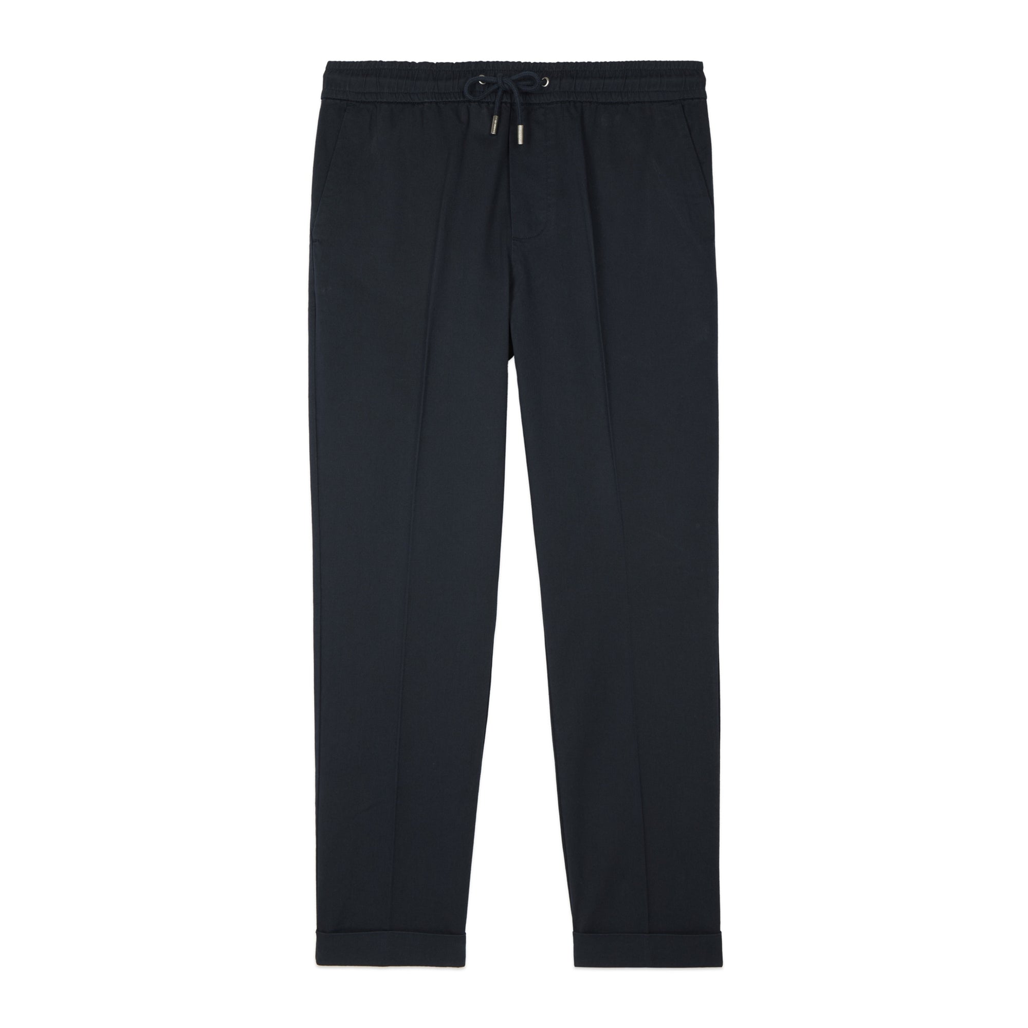 Wool Trousers Straight Cut | Men | Black