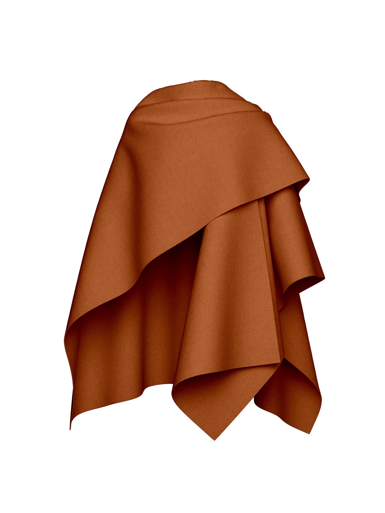 Wrap Cape | Solid Brown