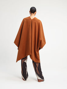 Wrap Cape | Solid Brown
