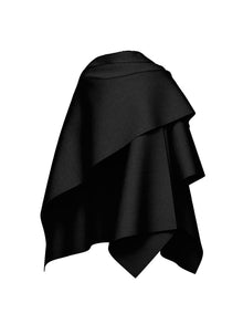 Wrap Cape | Solid Black