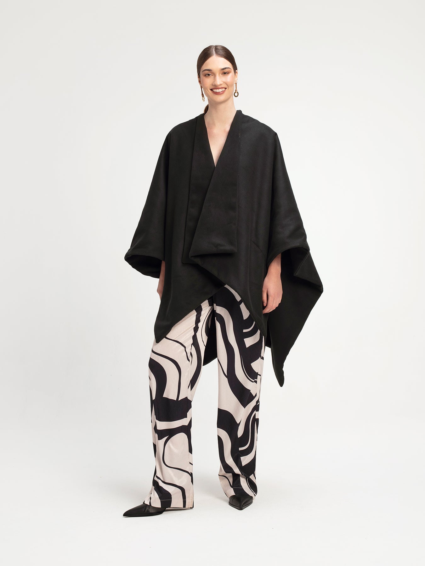 Wrap Cape | Solid Black