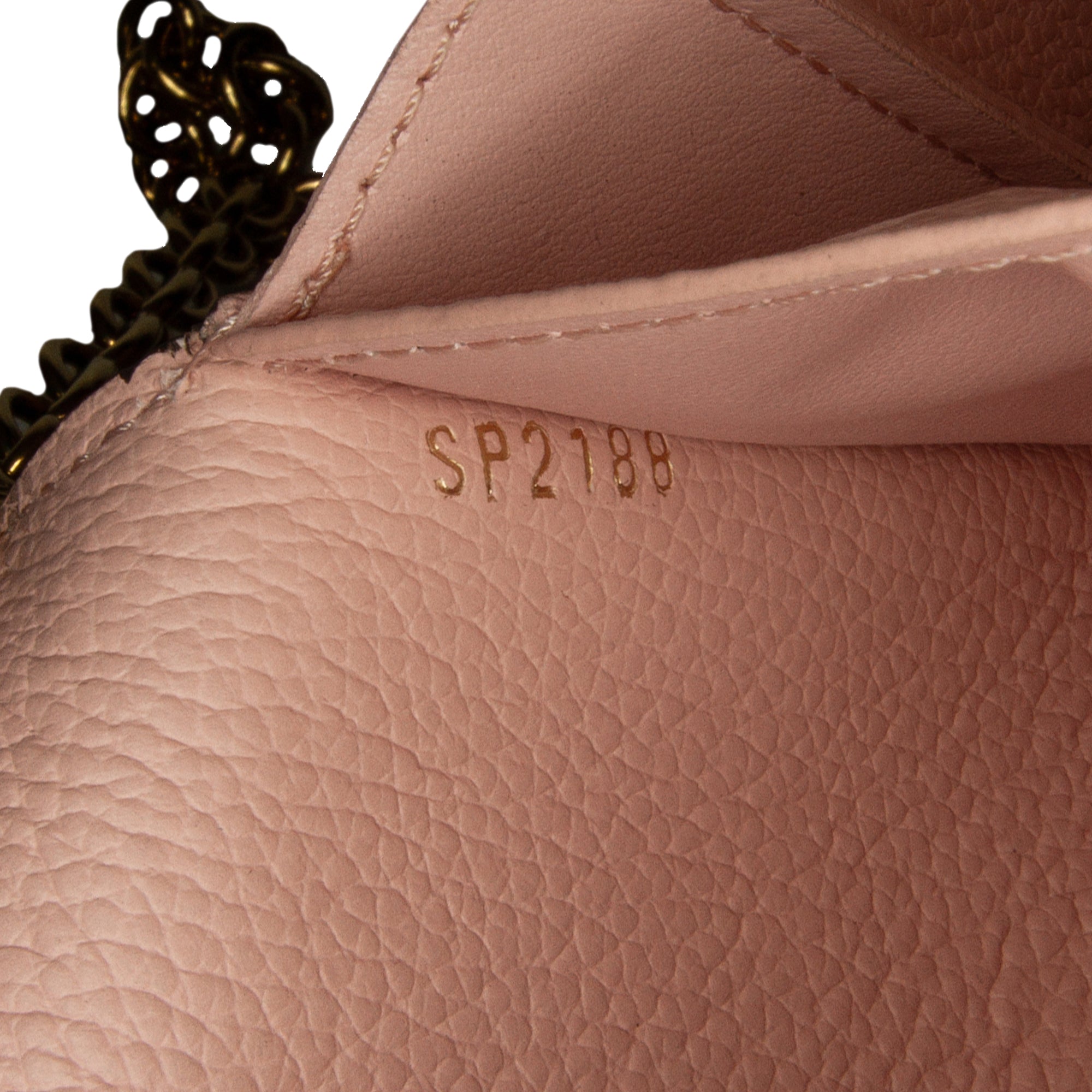 Louis Vuitton | Pre-Owned Monogram Empreinte Vavin Wallet on Chain | Pink/Light Pink