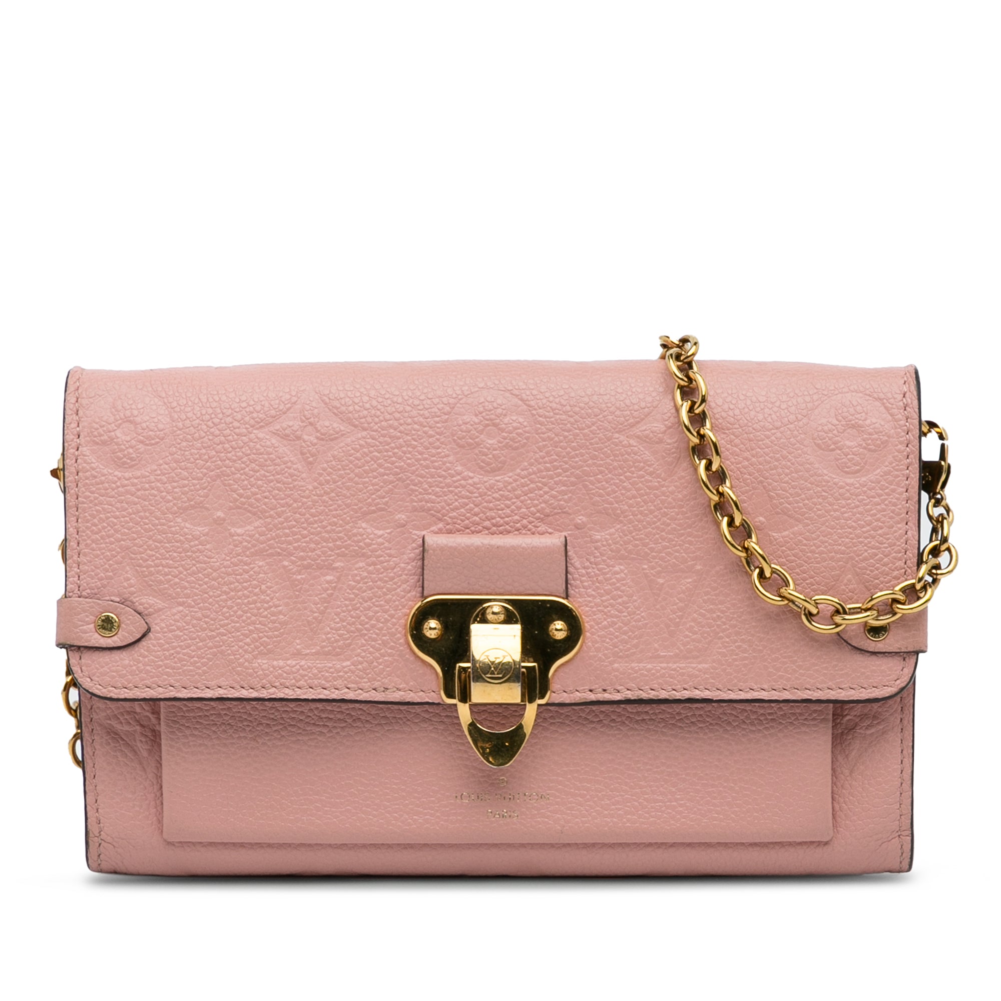 Louis Vuitton | Pre-Owned Monogram Empreinte Vavin Wallet on Chain | Pink/Light Pink