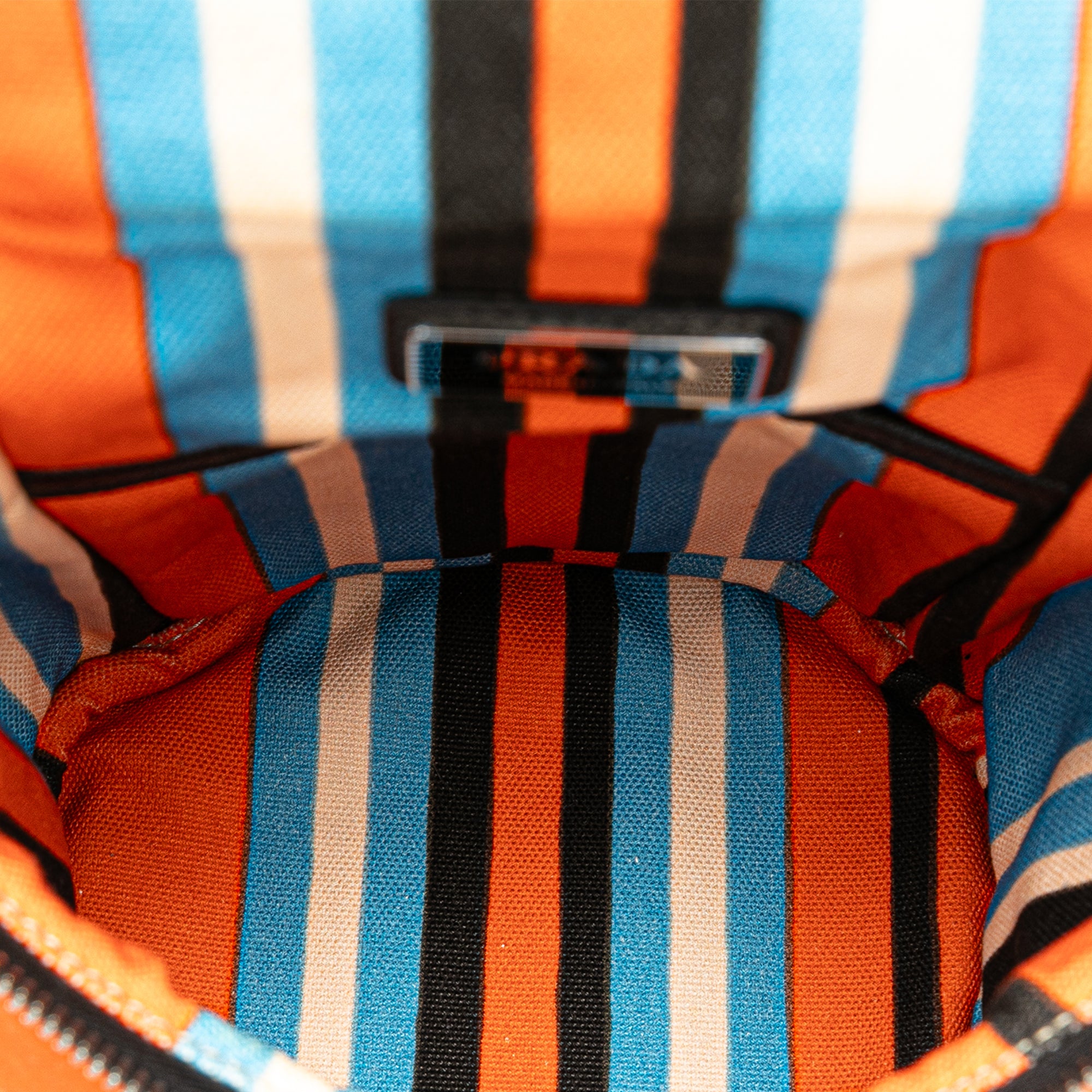 Prada | Pre-Owned Canapa Baiadera Crossbody Bag | Orange